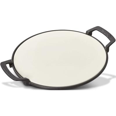 Pizzastein ENDERS "SWITCH GRID™", weiß (beige), B:41cm H:4,5cm T:33cm, Gusseisen, Keramik, Backbleche, passend für das Enders SWITCH GRID™