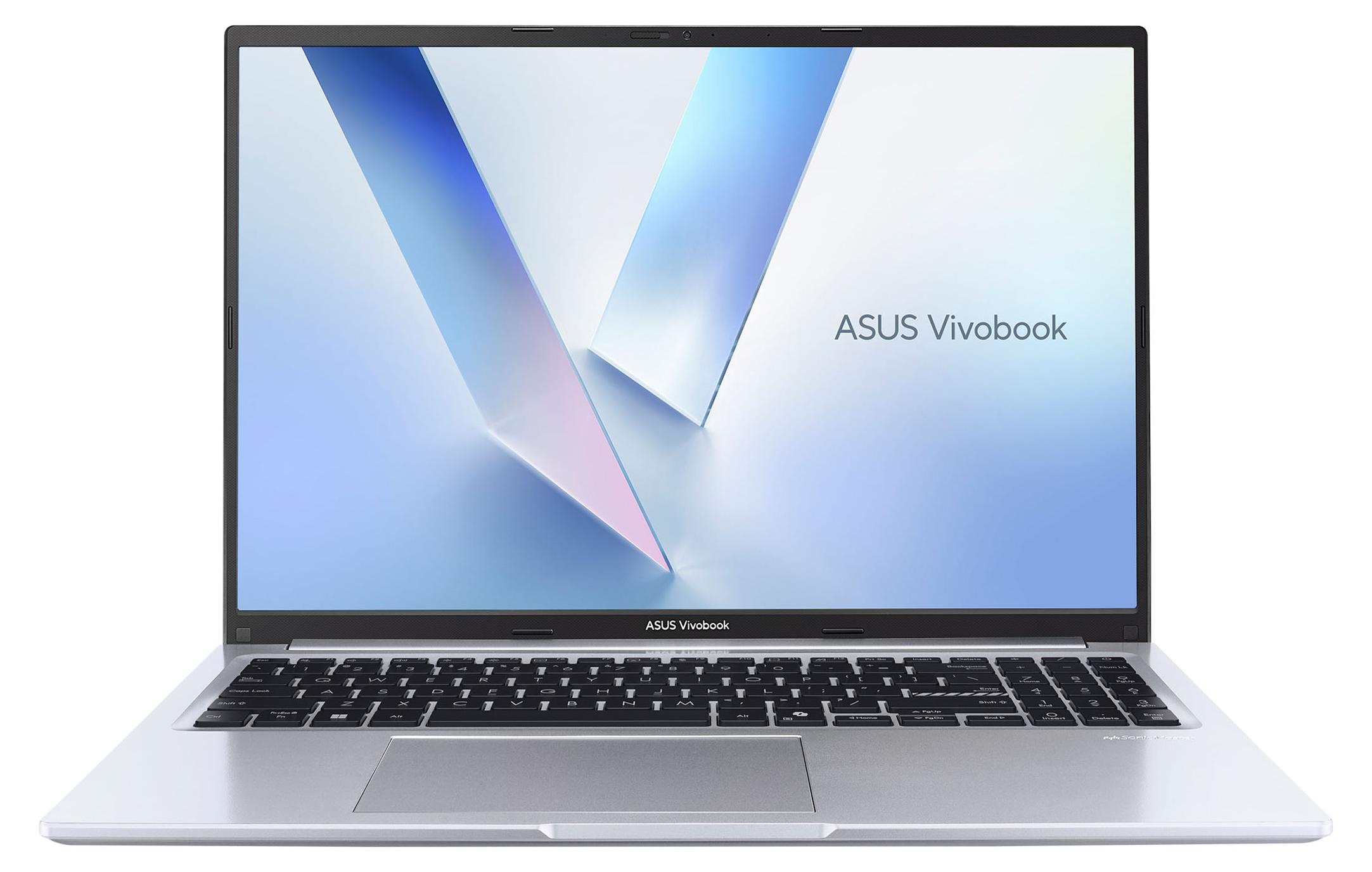 ASUS Vivobook 16 (Cool Silver, 16" WUXGA, AMD Ryzen 7 170, 16 GB RAM, 500 GB SSD) mit Windows 11 Pro & Office 2024 Pro
