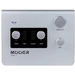 Mooer STEEP II 2x2 USB-C audio interface plus MIDI (USB), Audio Interface, Schwarz