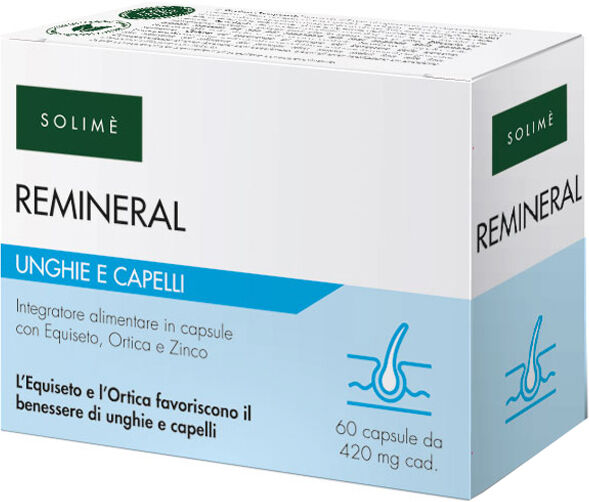 SOLIME' Srl Remineral Unghie e Capelli, 60 capsule