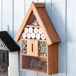 LITTLE FRIENDS Insektenhotel, ca. 29,7 x 9 x 42 cm, Braun