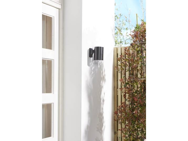Aussen-Wandleuchte LUXFORM Solar-Intelligente Hybrid-Wandleuchte - Ohio , schwarz, 1 Stk., Leuchten, Aussen-Wandleuchte, Für den Aussenbereich geeignet IP33