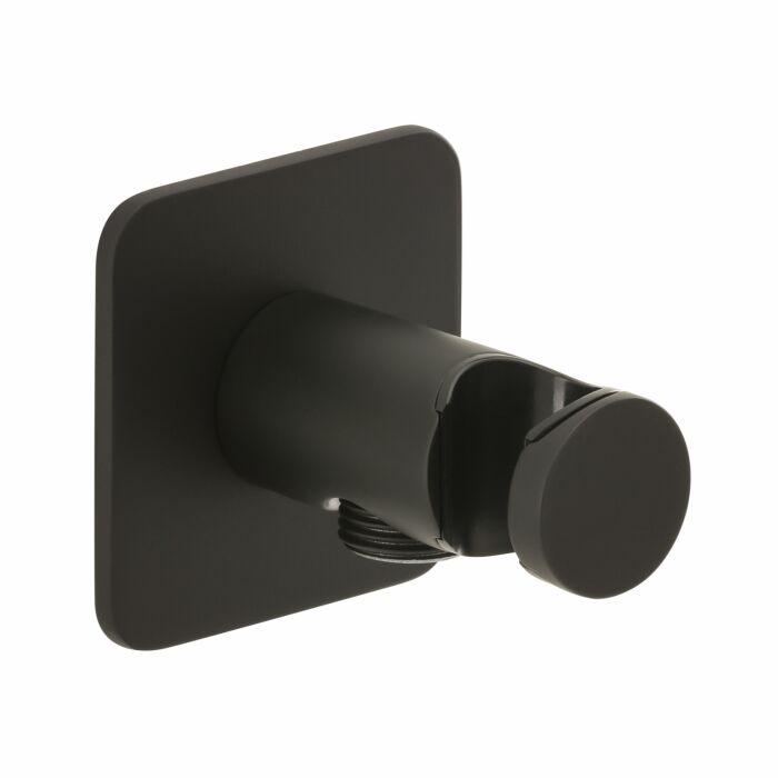 Herzbach Deep Black Brauseanschlussbogen 36.685700.1.12 schwarz matt