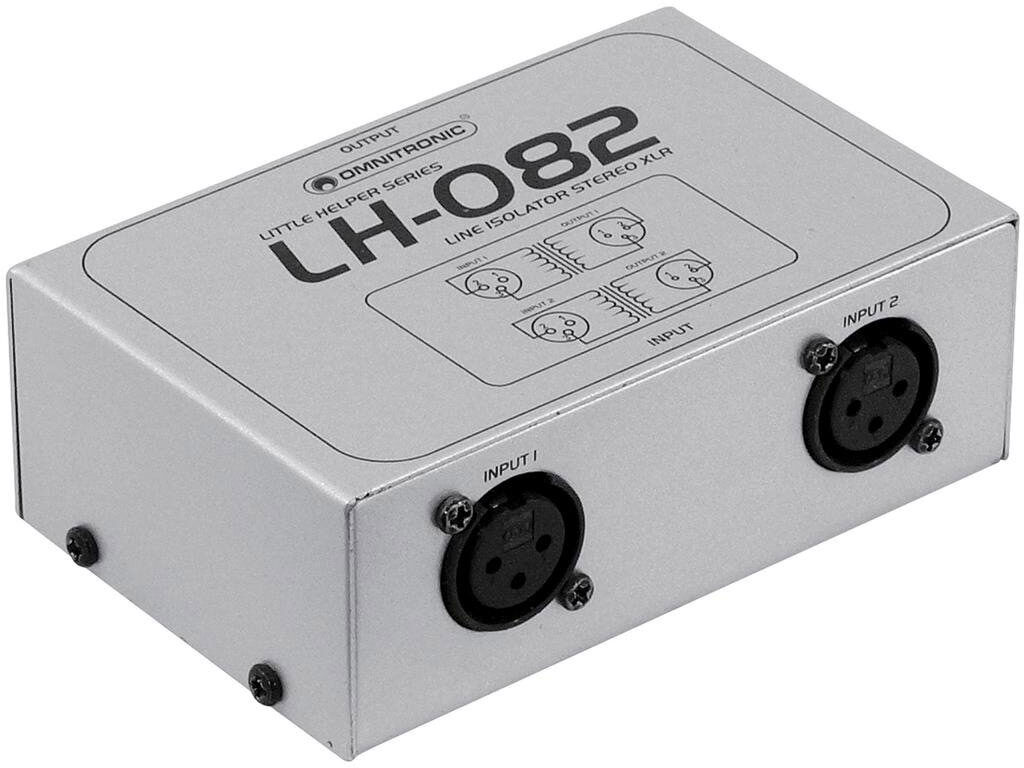 Omnitronic Lh-082 Stereo-Isolator Xlr