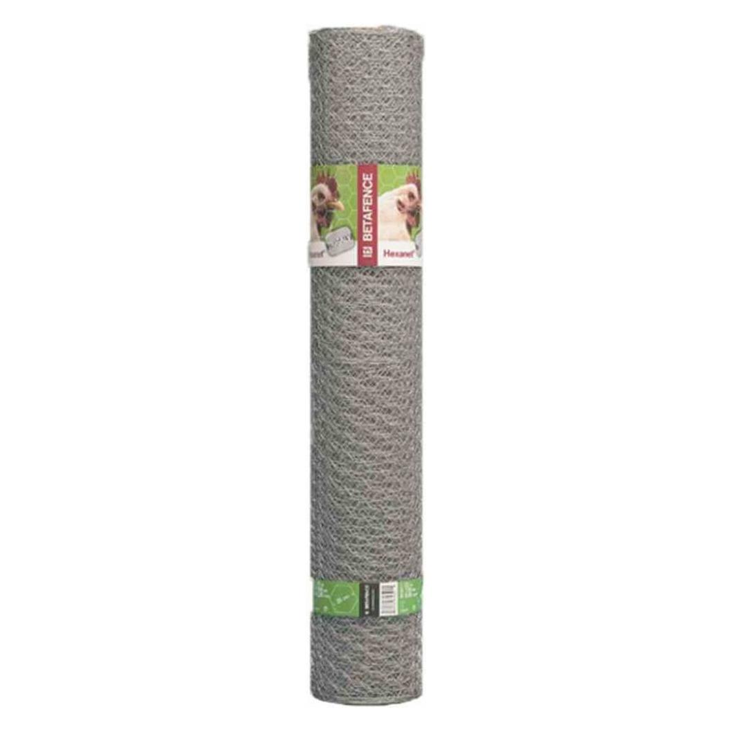 Betafence Sechseckgeflecht, verzinkt, 1000 mm Höhe, 10 m Rolle, 13 mm Maschenweite (7036385)