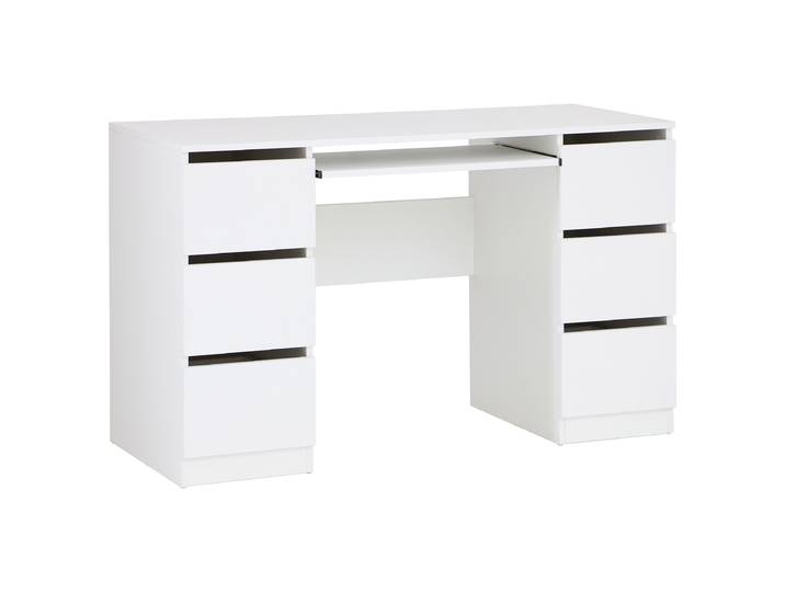 Schreibtisch Wicca 120 x 76 x 51cm Weiß
