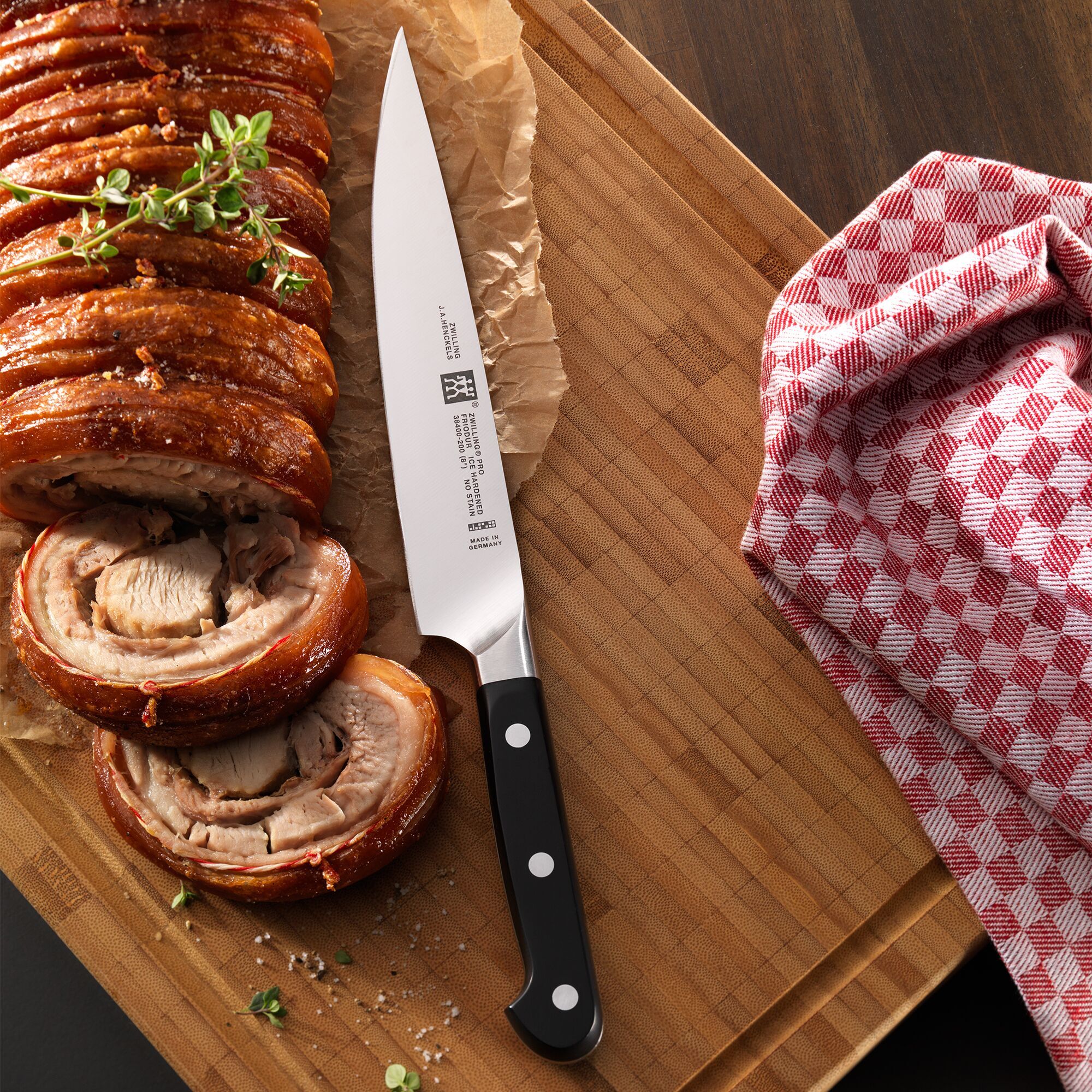 ZWILLING PRO - Vleesmes - Mes: 200mm zilver