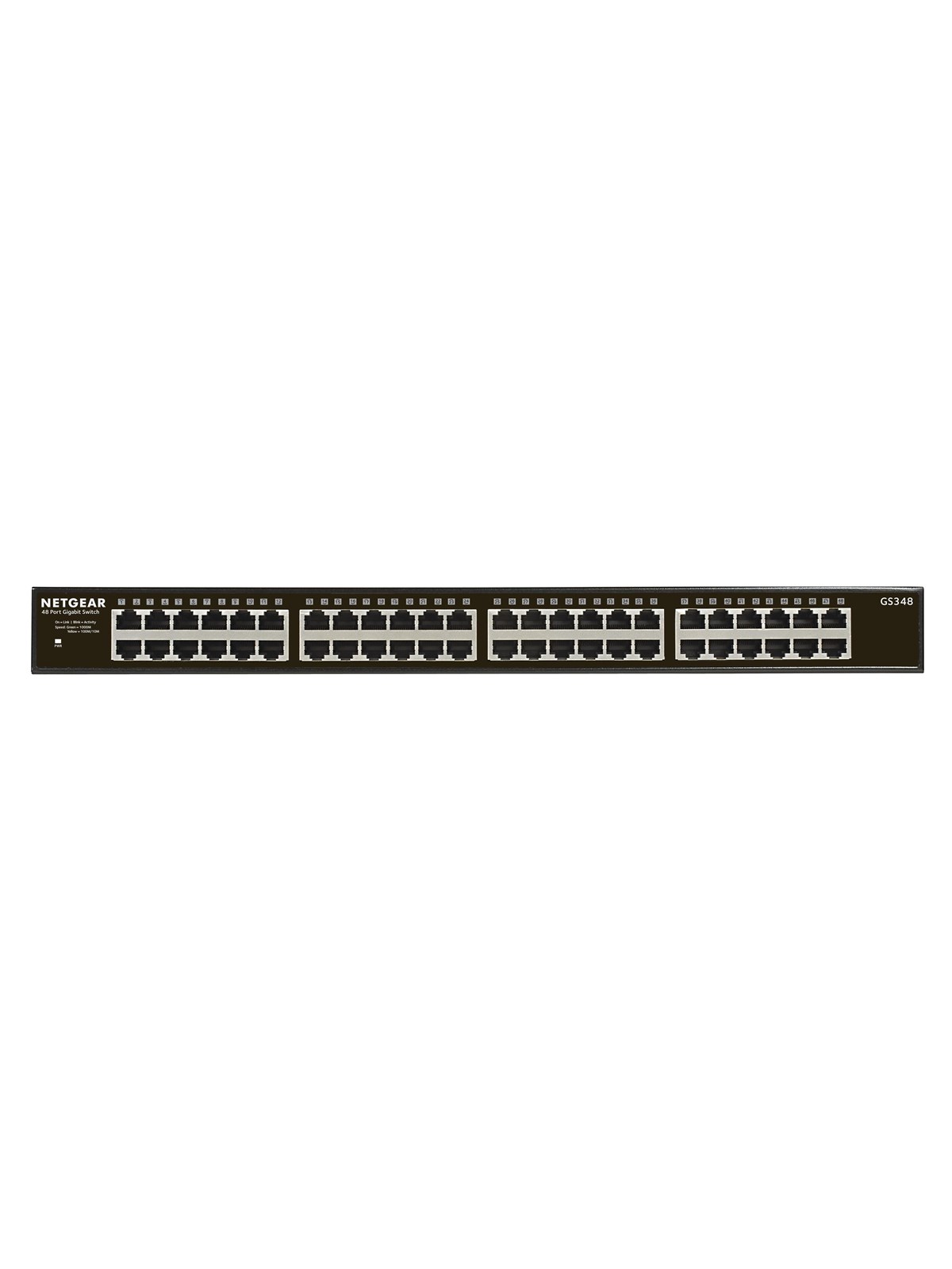 Netgear GS348 48-Port Gigabit Ethernet Unmanaged Essentials Switch