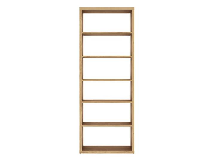 Bibliothéque H. 210 cm ELIO imitation châtaignier naturel