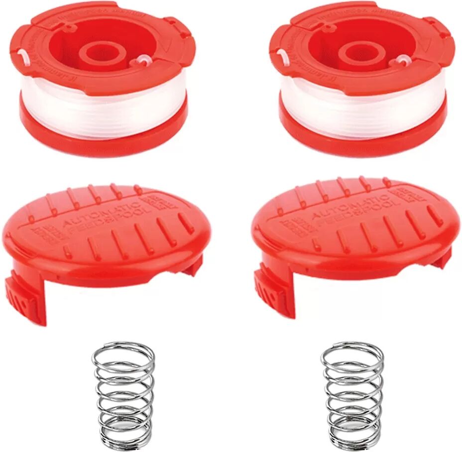 INF Trimmerfaden Spulen-Kit – 2 Spulen, 1 Abdeckung und 1 Feder, kompatibel mit Craftsman Trimmern