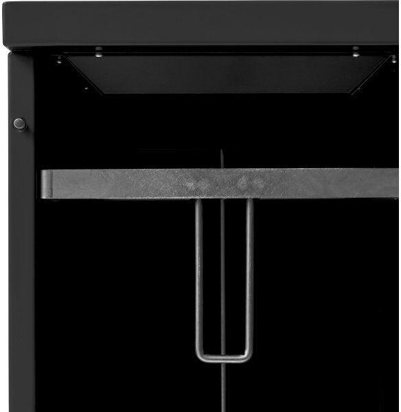 Bica 974 Affaldsstation 2x65l, Pedallåg, Sort
