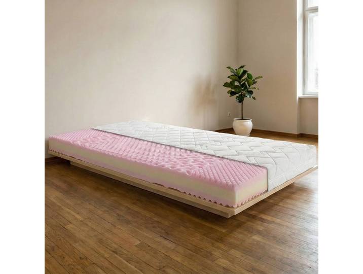 Matelas en mousse froide Aloe Top 100 x 200cm D2 souple Âme : mousse froide Revêtement : Polyester Blanc