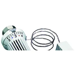 OVENTROP-Thermostat Uni XH" 7-28 C, 0 * 1-5, Fernfühler 2 m, weiß"