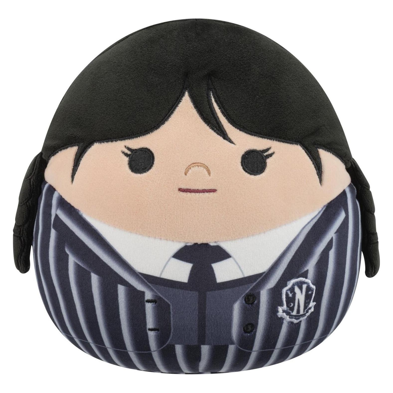 Jazwares Wednesday Squishmallows Plüschfigur Wednesday in Uniform 20 cm (20 cm) (SQWY00007)