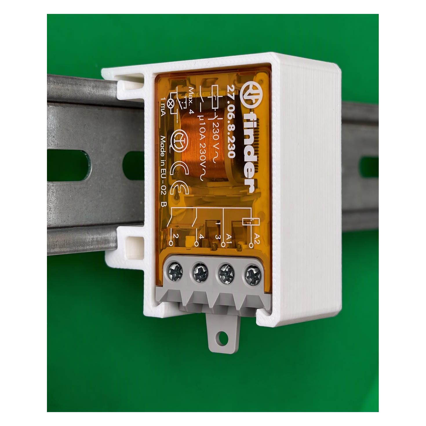 Soixx Hutschienenhalter für Finder Relais Serie 27 DIN Hutschiene Halter (78905648)