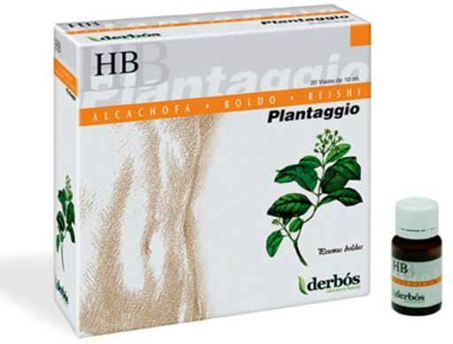 Derbós Plantaggio hb 20 vials acting as a hepatoprotector