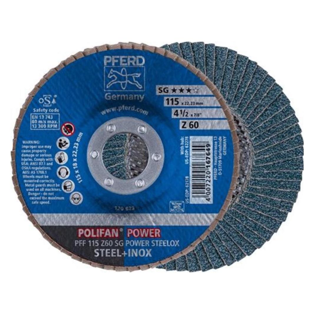 Pferd POLIFANFächerscheibe PFF 60 SG POWER STEELOX (60) (67686115)