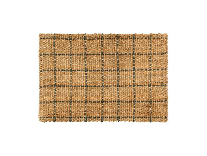 Dixie Freja deurmat geruit 60x90 cm Natural-dark grey