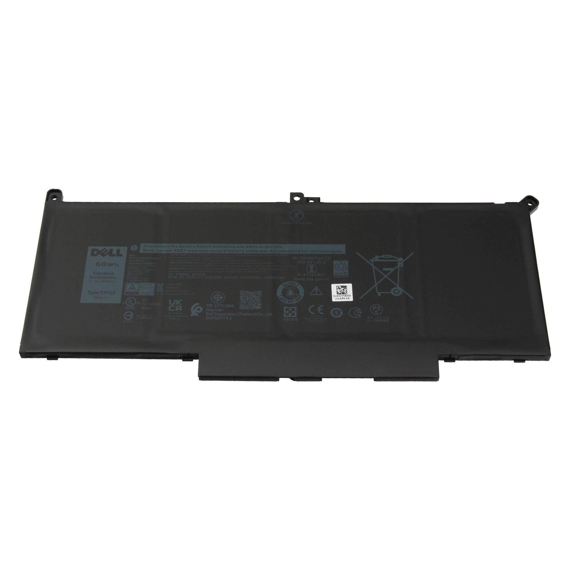 Dell Battery, 60WHR, 4 Cell (4 Zellen, 7500 mAh) (0DM3WC)