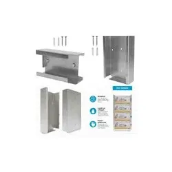 Handschuhspender aus Edelstahl 1-fach 100er Box