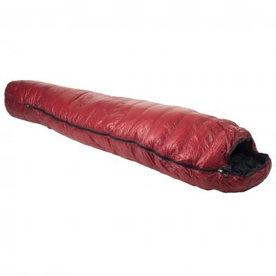 Western Mountaineering - SummerLite - Daunenschlafsack Gr 200 cm Zip: Left Cranberry /Schwarz