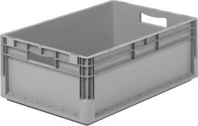 Euro Box Leichtbehälter ELB 6220, aus PP, Inhalt 43,7 L,ohne Deckel, grau
