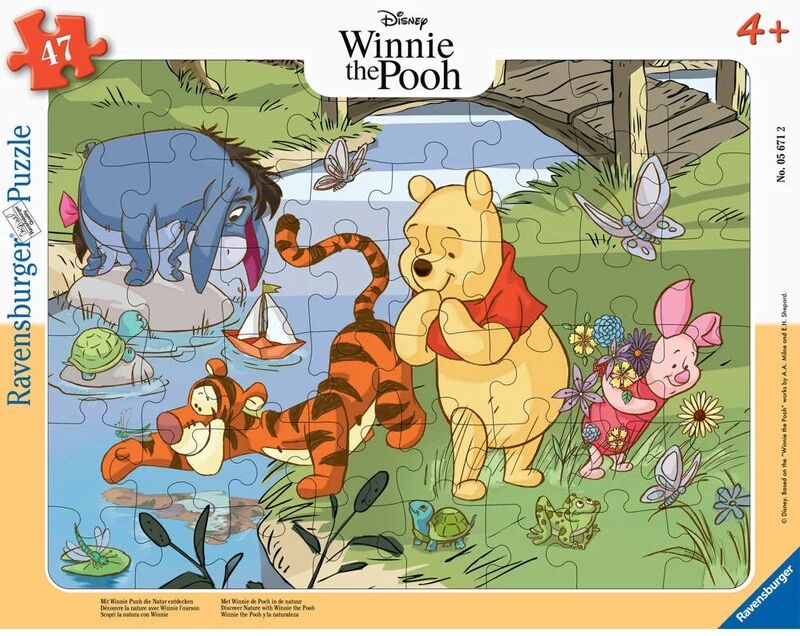 Ravensburger Puzzle cadre 47 p - Découvre la nature avec Winnie l'ourson