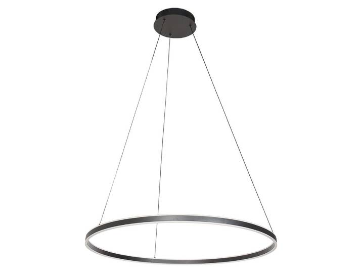 Suspension - noir - Ringlux - plastique métal - Ø 80cm - LED - 3675ZW - Steinhauer