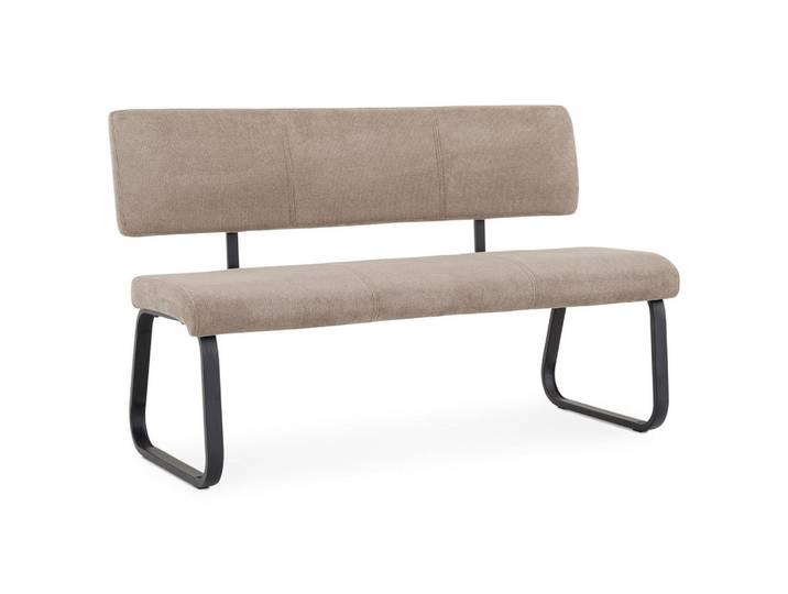 Idimex Esszimmerbank Vilas hellbraun, Hellbraun, Metall, Mode, 135x87x56 cm, Esszimmer, Bänke, Sitzbänke