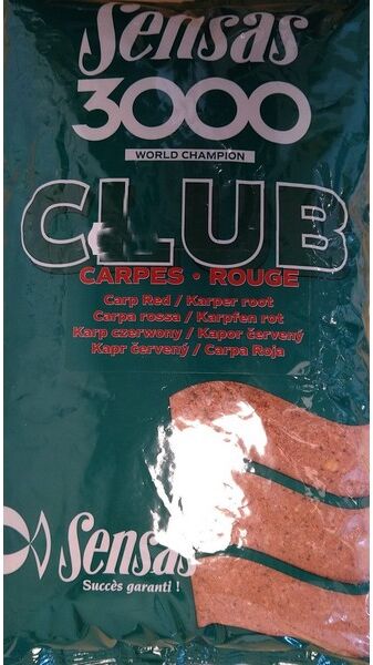 Sensas 3000 Club Foderblanding-Karpe Rød (Carp Red)