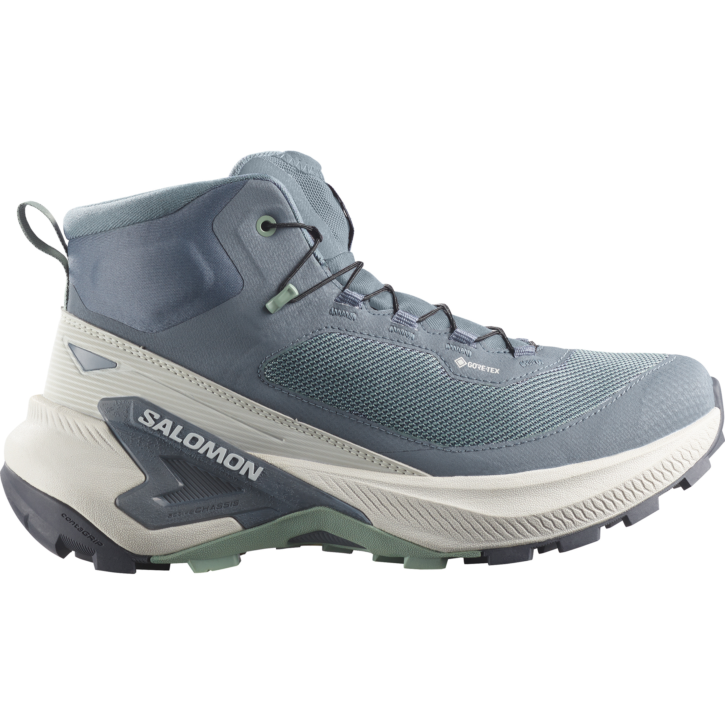 Salomon Genesis Mid GTX Damen Wanderschuhe grau Größe 42.5 Trekking Wasserdicht