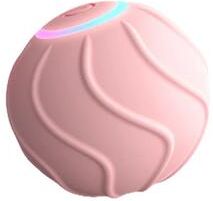 Uplift Treasures Smart Automatic Rolling Ball Toy For Cats And Kittens pink