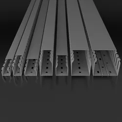 Verdrahtungskanal Kabelkanal mit Deckel Länge 1m Installationskanal verschiedene Größen Wahl 0609 0647 0586 0593 0722 E64