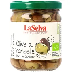 LaSelva Oliven a rondelle - in Scheiben bio