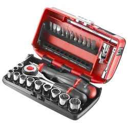 FACOM Steckschluessel-Set 1/4Z 6-Kant, 28-tl