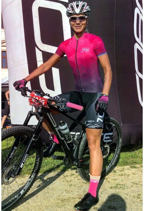 Force Maglia ciclismo  donna GEM rosa