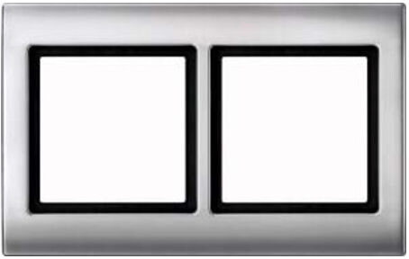 Merten Cadre 2f. alu horizontal/vertical 400260 (400260)