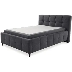 Polsterbett HARPER JACA (LF 140x200 cm) - Bezug: Stoff - LF 140x200 cm