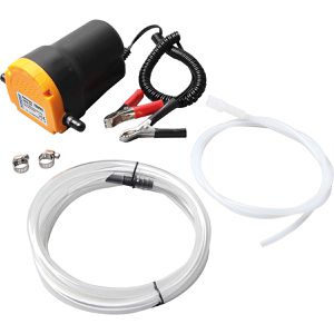 Kunzer Ölabsaugpumpe 7ESP01, elektrisch, 12V, für Motoröl, Diesel & Heizöl, bis 4 l/min, mit 2 Schläuchen