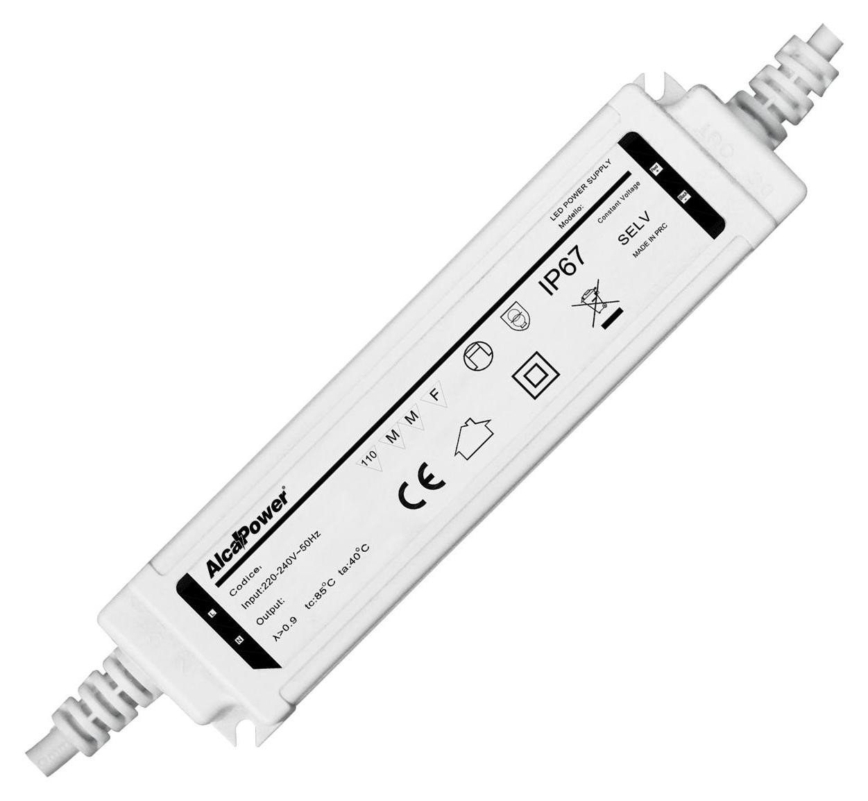 ALCAPOWER 60W 12V IP67 waterdichte voeding