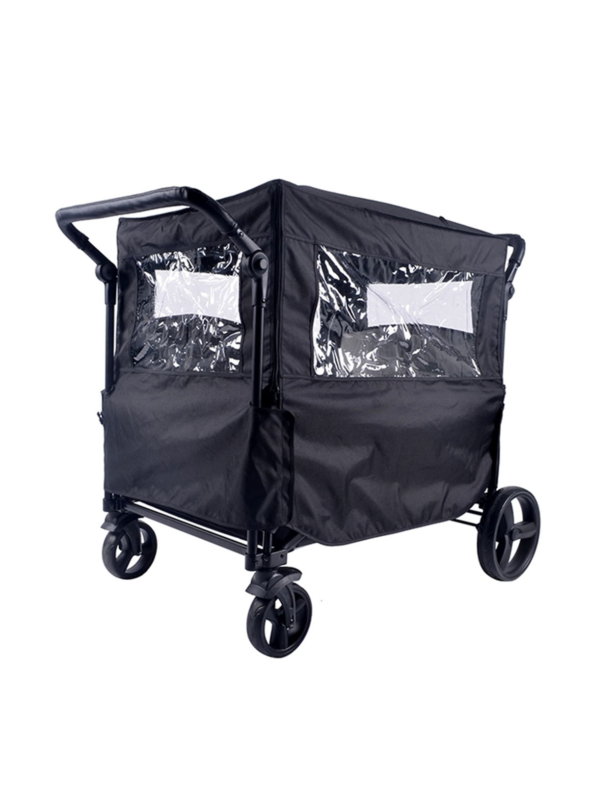 Babytrold Lustiger Regenschutz mit Fenstern