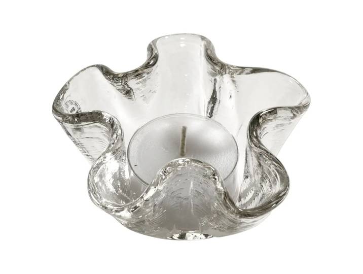 Teelicht Falena, Hergiswil, transparent, Glas