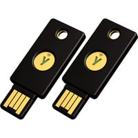 YubiKey 5 NFC, Sicherheitsschlüssel schwarz/gold, 2er Pack