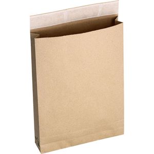 flexiPAK Faltentaschen Eco, B4, braun, ohne Fenster, haftklebend, 300 Stück