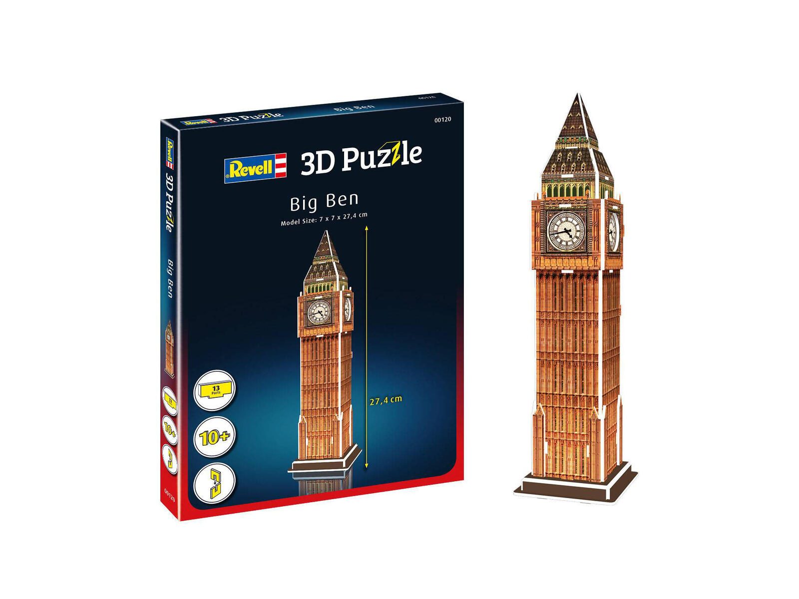 Revell 3D-Puzzle Big Ben, Anzahl Teile: 13 00120