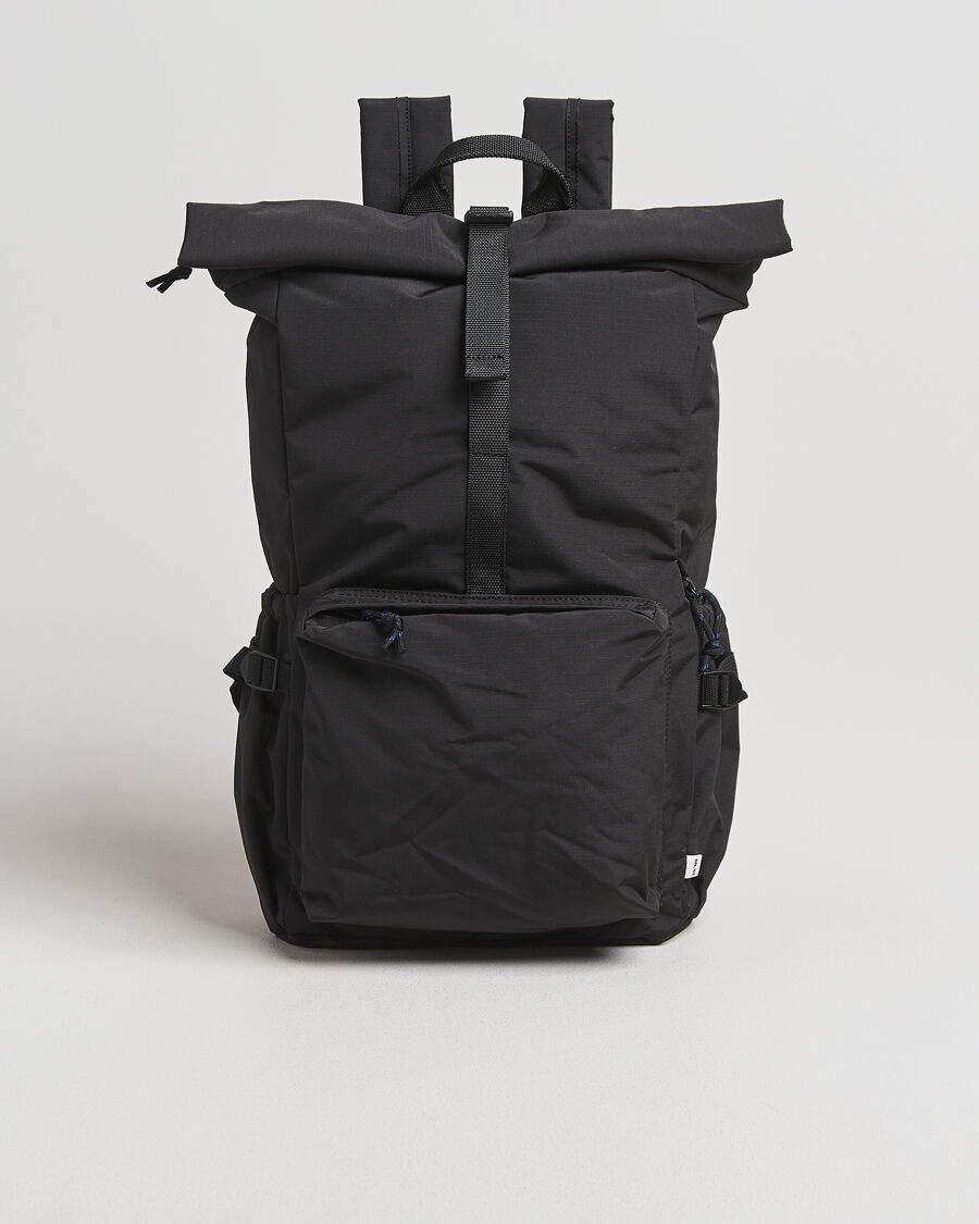 NN07 Nylon Ripstop Rolltop Backpack Black men One size Sort