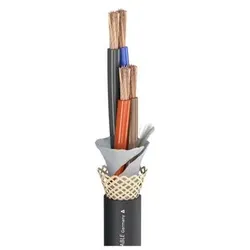 Hicon 490-0231-440AQ Lautsprecherkabel 4 x2 Schwarz Meterware (4 mm2), Lautsprecherkabel, Schwarz