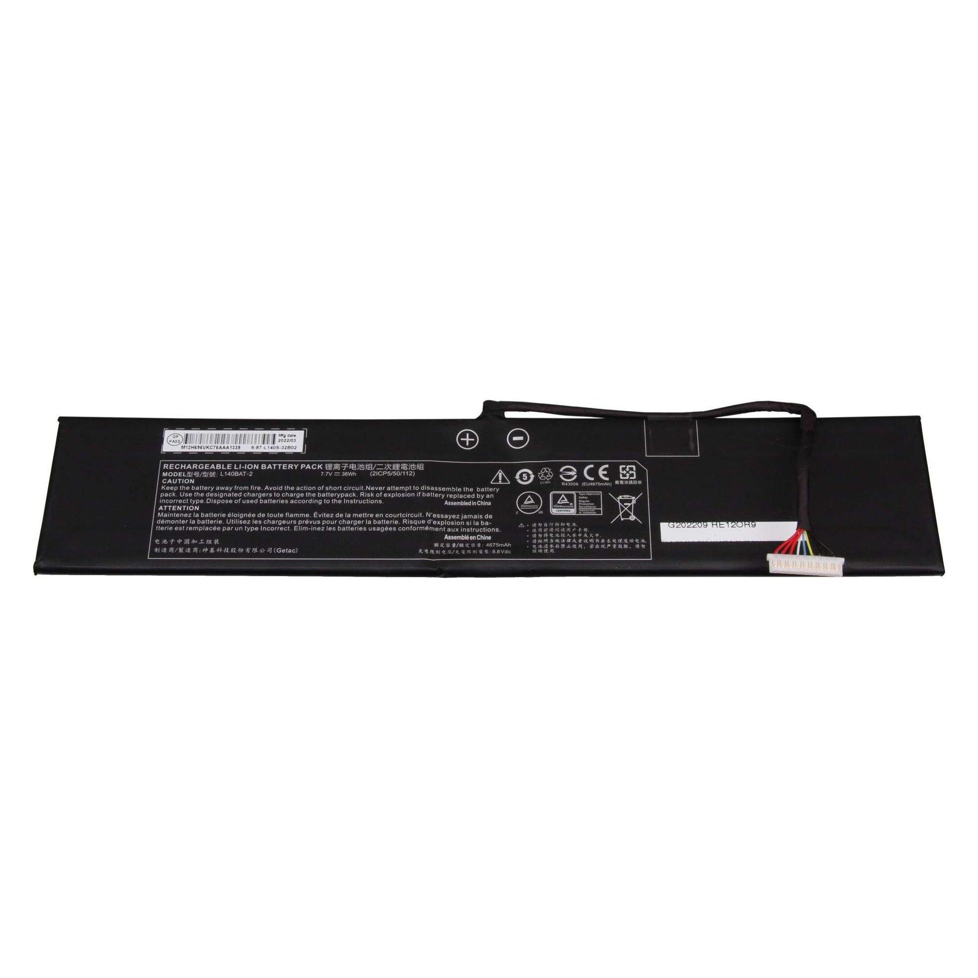 Terra MOBILE 1470/1470T Akku 36Wh (4675 mAh) (6-87-L140S-32B01)