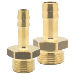 ELMAG Schlauchtülle mit Außengewinde AG 1/4, 4 mm, Messing - 42347