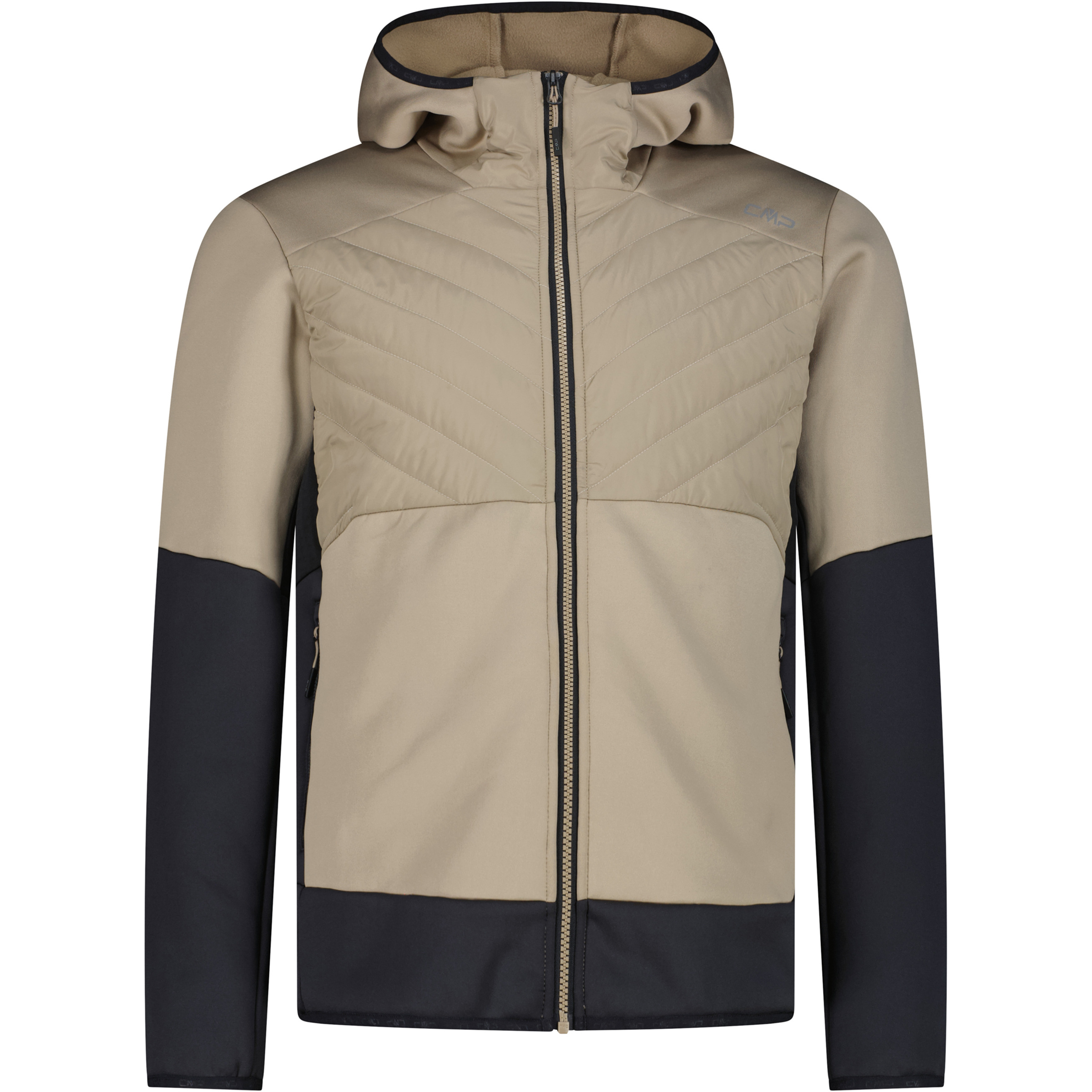 CMP Hybrid Herren Kunstfaserjacke beige Größe S Trekking
